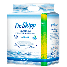 Пеленки гигиенические впитывающие Dr.Skipp Soft line 60 х 90 см. (30 шт.)