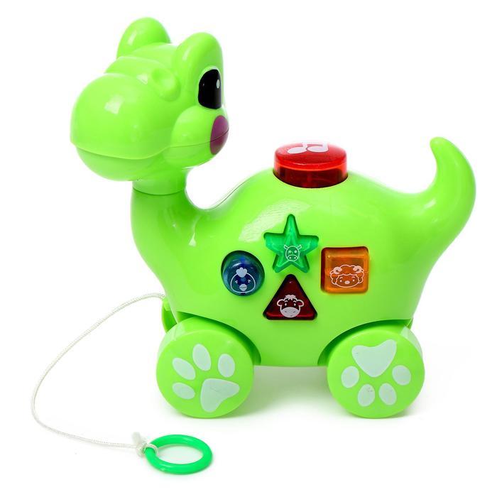 Музыкальная игрушка «Маленький динозаврик», звук, свет, цвета МИКС - фото 2 - id-p175164333