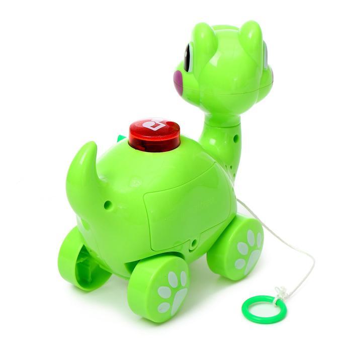 Музыкальная игрушка «Маленький динозаврик», звук, свет, цвета МИКС - фото 3 - id-p175164333