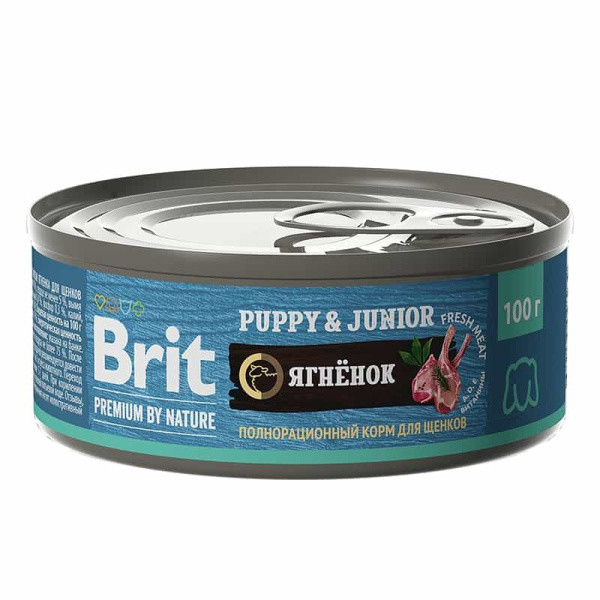Консервы для собак Brit Premium Dog (ягненок) - фото 1 - id-p175171534