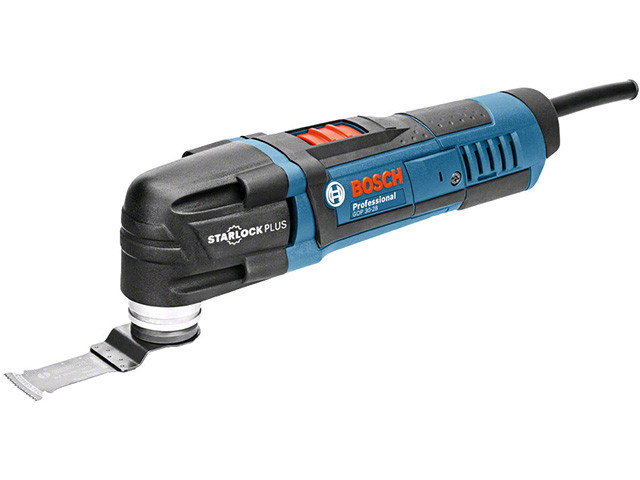 Многофункциональный инструмент (реноватор) BOSCH GOP 30-28 в чем. + аксессуары (300 Вт, 8000 - 20000 об/мин)