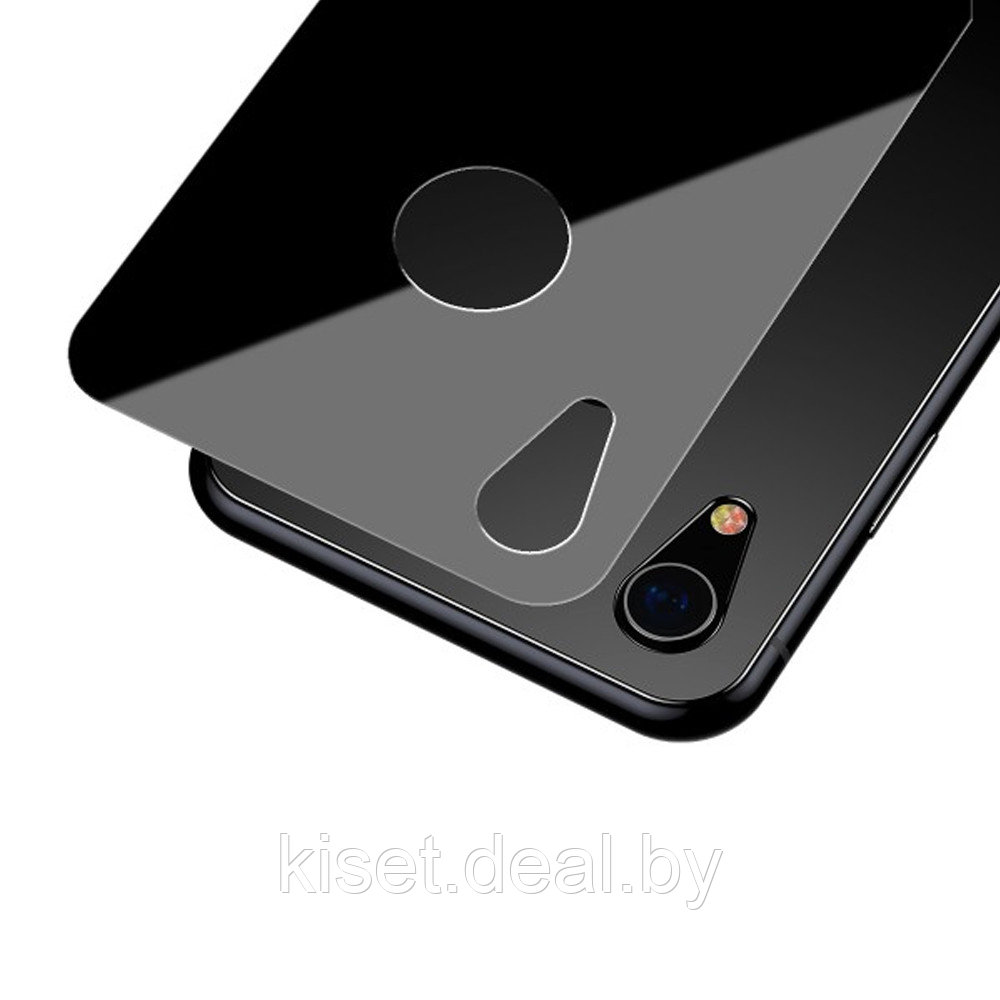 Защитное стекло Baseus SGAPIPH61-BM01 на заднюю крышку для Apple iPhone XR черный - фото 2 - id-p175015925