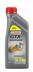 Моторное масло Castrol GTX UltraClean 10W-40 1л - фото 1 - id-p141593128