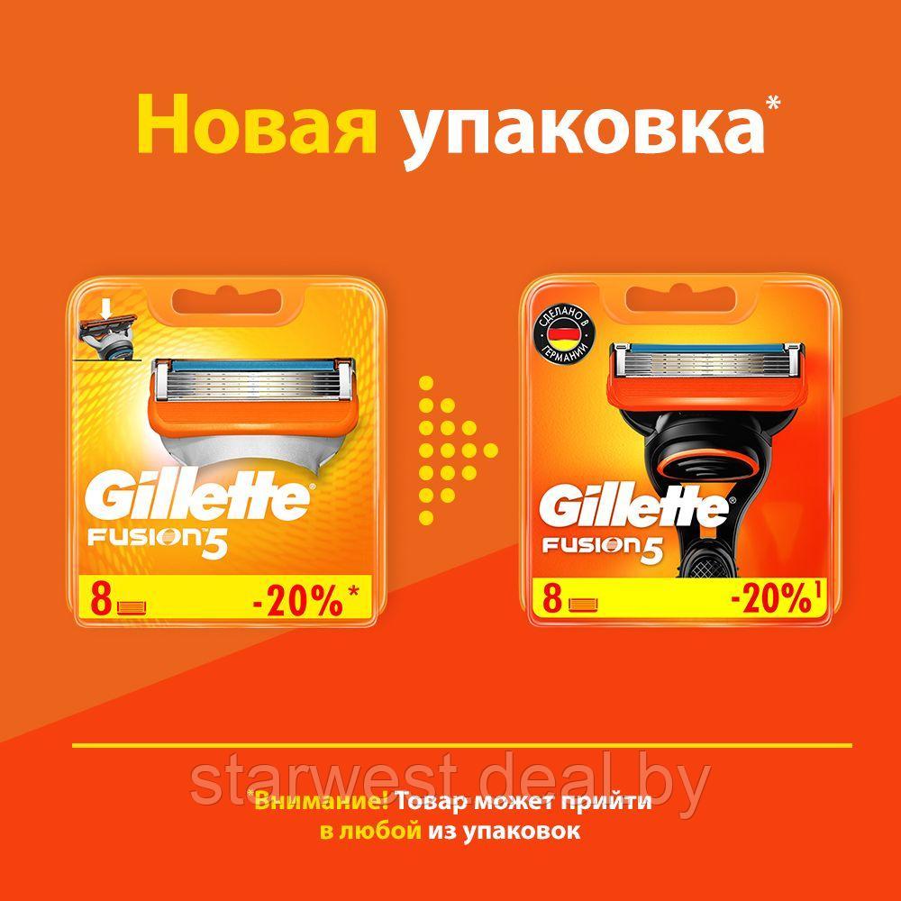 Gillette Fusion 5 8 шт. Мужские сменные кассеты / лезвия для бритья - фото 4 - id-p175181015