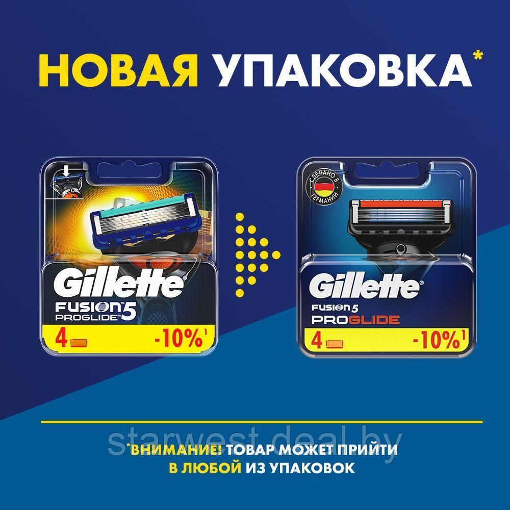 Gillette Fusion 5 Proglide 4 шт. Мужские сменные кассеты / лезвия для бритья - фото 5 - id-p173533208