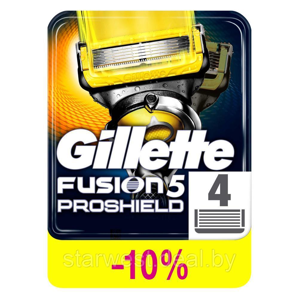 Gillette Fusion 5 Proshield 4 шт. Мужские сменные кассеты / лезвия для бритья - фото 2 - id-p172073103