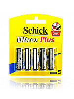 Schick Ultrex Plus 5 шт. Мужские сменные кассеты / бритвы для бритья