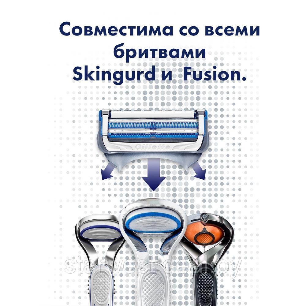 Gillette Skinguard Sensitive 1 шт. Мужская сменная кассета / лезвие для бритья - фото 3 - id-p133933432