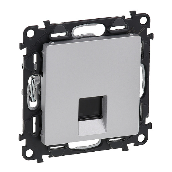 Розетка интернет RJ45, кат. 5e UTP, Legrand Valena Life (алюминий)