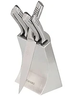 Кухоннные ножиАреццо 303909 6пр (19см,20см,19см,12см,9см) на нерж.подставке YW-A426-S Набор ножей DANIKS