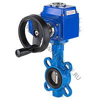 Затвор дисковый поворотный с электроприводом BVM02150-02/03, DN150, AC220V/380V