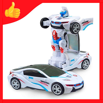 Музыкальная машинка робот-трансформер Robot Car, фото 2