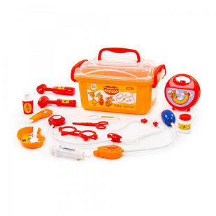 Детский игровой набор "Оранжевая корова" "Доктор" (в контейнере) арт. 83357 Полесье