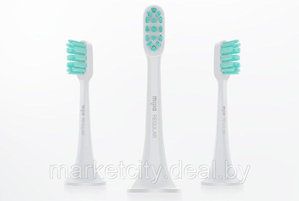 Сменные насадки для электрической зубной щётки Xiaomi Mijia Sound Wave Electric Toothbrush T300 3 шт DDYST01SK - фото 1 - id-p175199554