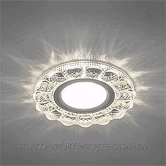 Светильник потолочный встраиваемый со светодиодной подсветкой 15LED*2835 SMD 4000K : MR16 20W G5.3,