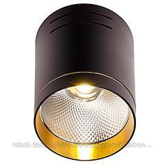 Светильник LED : 1*10W потолочный спот Черный/Золото IL.0005.7000