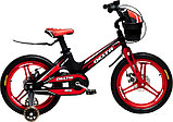 Детский велосипед Delta Prestige D 18" + шлем 2020 (черный/зеленый) магниевая рама, вилка и колеса, фото 2