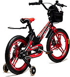 Детский велосипед Delta Prestige D 18" + шлем 2020 (черный/зеленый) магниевая рама, вилка и колеса, фото 3