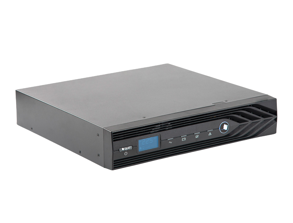 SKAT-UPS 1000 RACK ИБП 220В 50/60Гц 900Вт 2 АКБ внешние On-Line синусоида Бастион - фото 4 - id-p173951253
