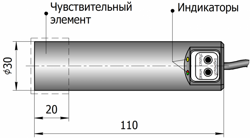 SET-A32N110FG датчик ёмкостный variant SET-A32N110FG-NONC-ACR-SNR15-TF-TRAB4H - фото 2 - id-p175207386