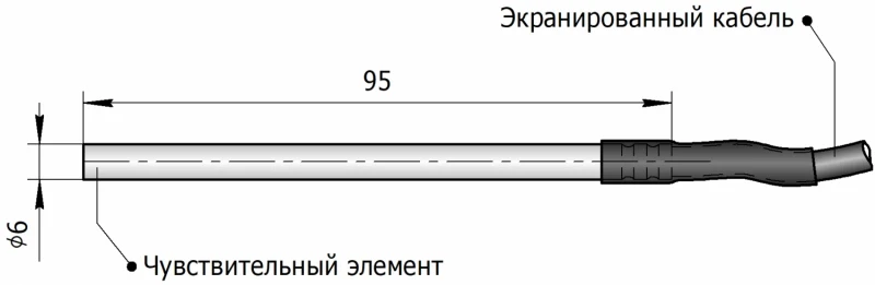 ST01-6N95-RAO-ST-L30K датчик температуры для психрометра (сухой) - фото 2 - id-p175207401