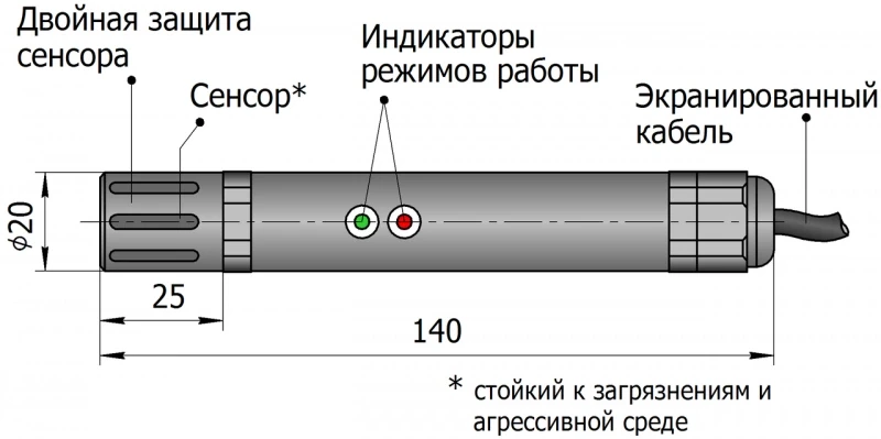 Air-BASHT-20V120G регулятор влажности и температуры с датчиком variant air-BASHT-24V-20V120G - фото 5 - id-p175207450