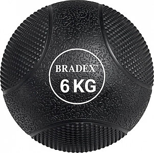 Медбол резиновый, Bradex SF 0775, 6кг (Medicine Ball 6KG)