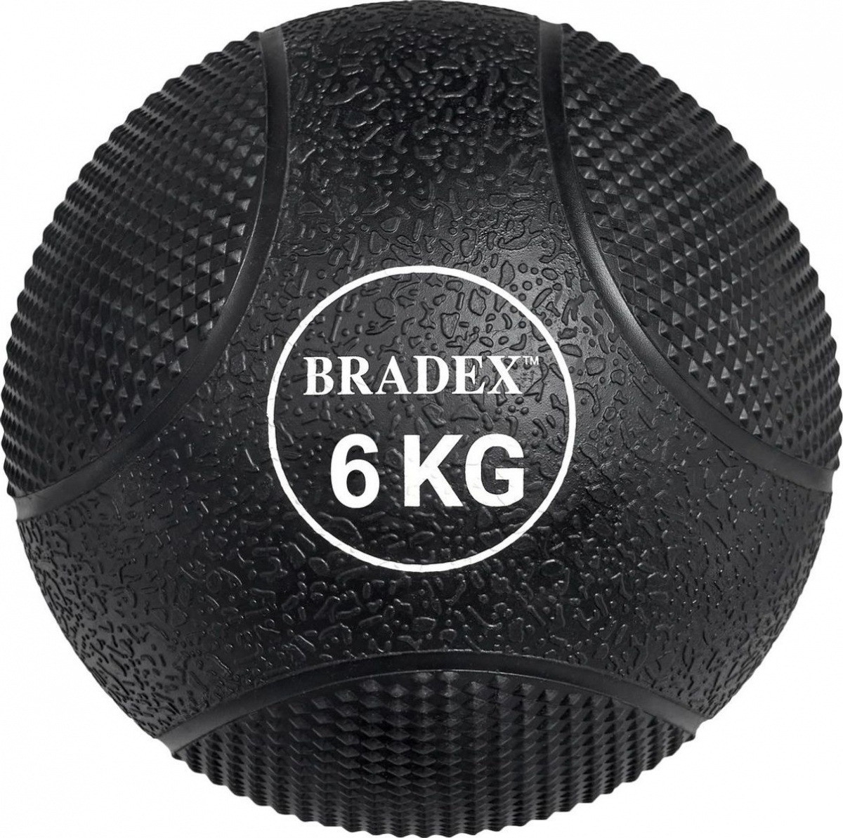 Медбол резиновый, Bradex SF 0775, 6кг (Medicine Ball 6KG) - фото 1 - id-p169747377
