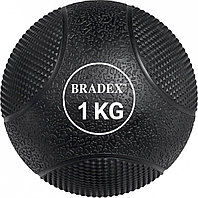 Медбол резиновый, Bradex SF 0770, 1кг (Medicine Ball 1KG)