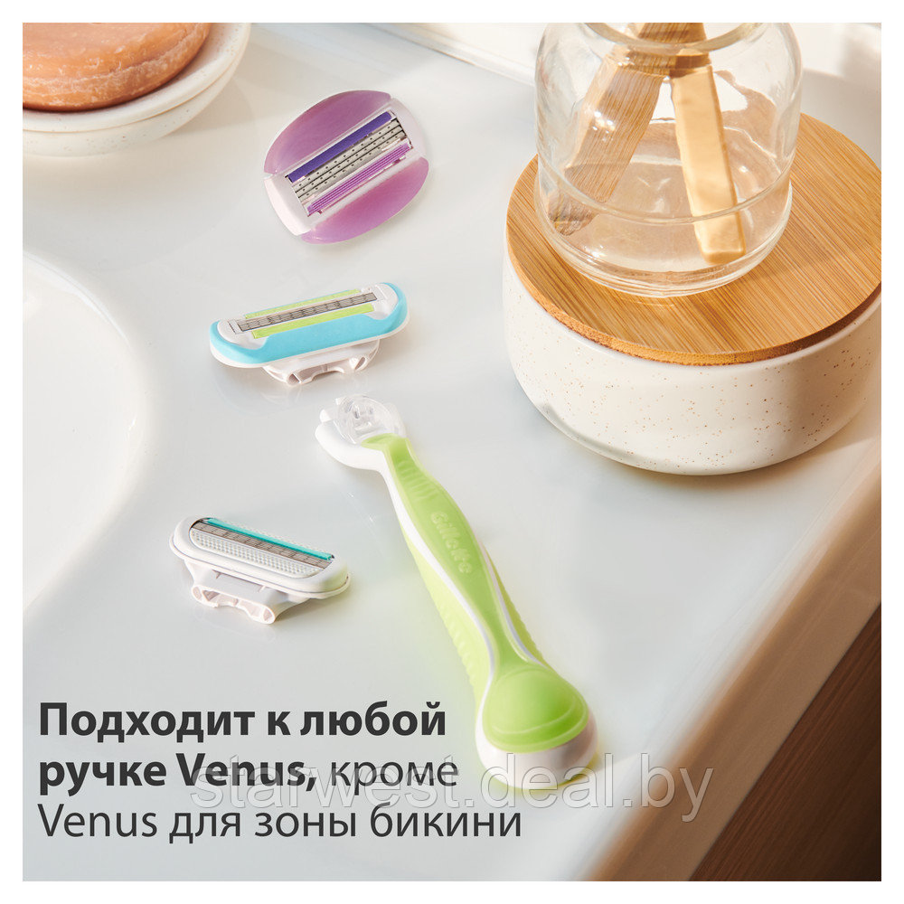 Gillette Venus Embrace Extra Smooth 1 шт. Женская сменная кассета / лезвие для бритья - фото 6 - id-p133969149