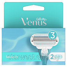 Gillette Venus Smooth 2 шт. Женские сменные кассеты / лезвия для бритья