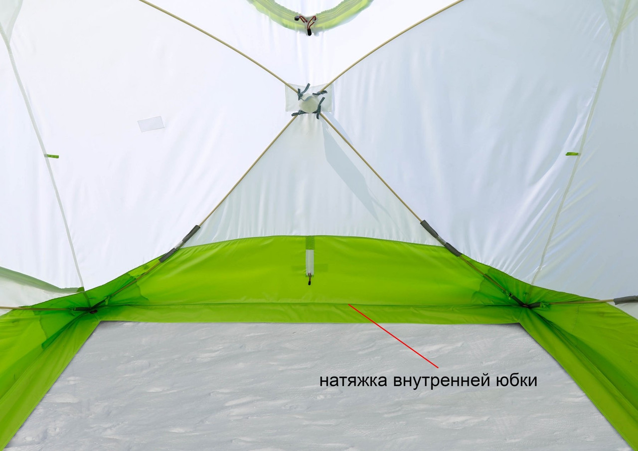 Зимняя палатка ЛОТОС Куб 3 Классик А9 (модель 2022) - фото 6 - id-p173143003