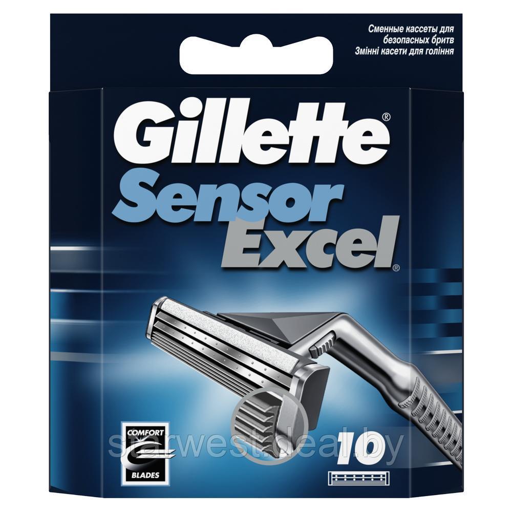 Gillette Sensor Excel for Men 10 шт. Мужские сменные кассеты / лезвия для бритья - фото 2 - id-p175230277