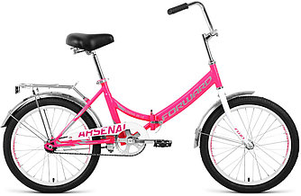 Складной велосипед складной  Forward ARSENAL 20 1.0 (14 quot; рост) розовый/серый 2021 год (RBKW1YF01007)