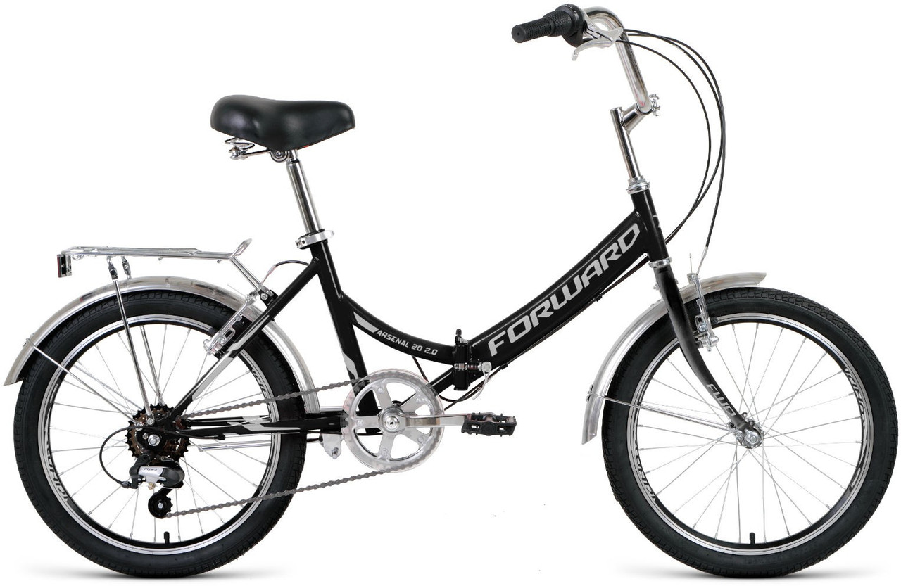 Складной велосипед складной Forward ARSENAL 20 2.0 (14 quot; рост) черный/серый 2021 год (RBKW1YF06009) - фото 1 - id-p175232500