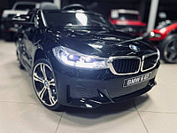 Детский электромобиль RiverToys BMW6 GT JJ2164 (черный) глянец (автокраска) Лицензия