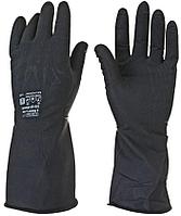 Перчатки латексные технические тип 2, размер 8, черные