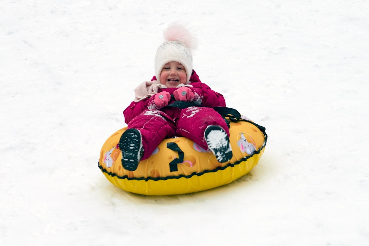 Санки-ватрушка «Мышиное счастье», диаметр 80 см. (Snow tube), Bradex DE 0751 - фото 1 - id-p167455597