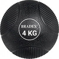 Медбол резиновый, Bradex SF 0773, 4кг (Medicine Ball 4KG)