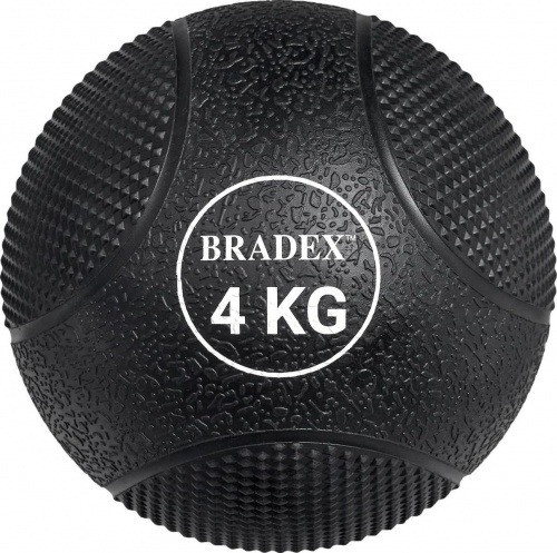 Медбол резиновый, Bradex SF 0773, 4кг (Medicine Ball 4KG) - фото 1 - id-p169747379