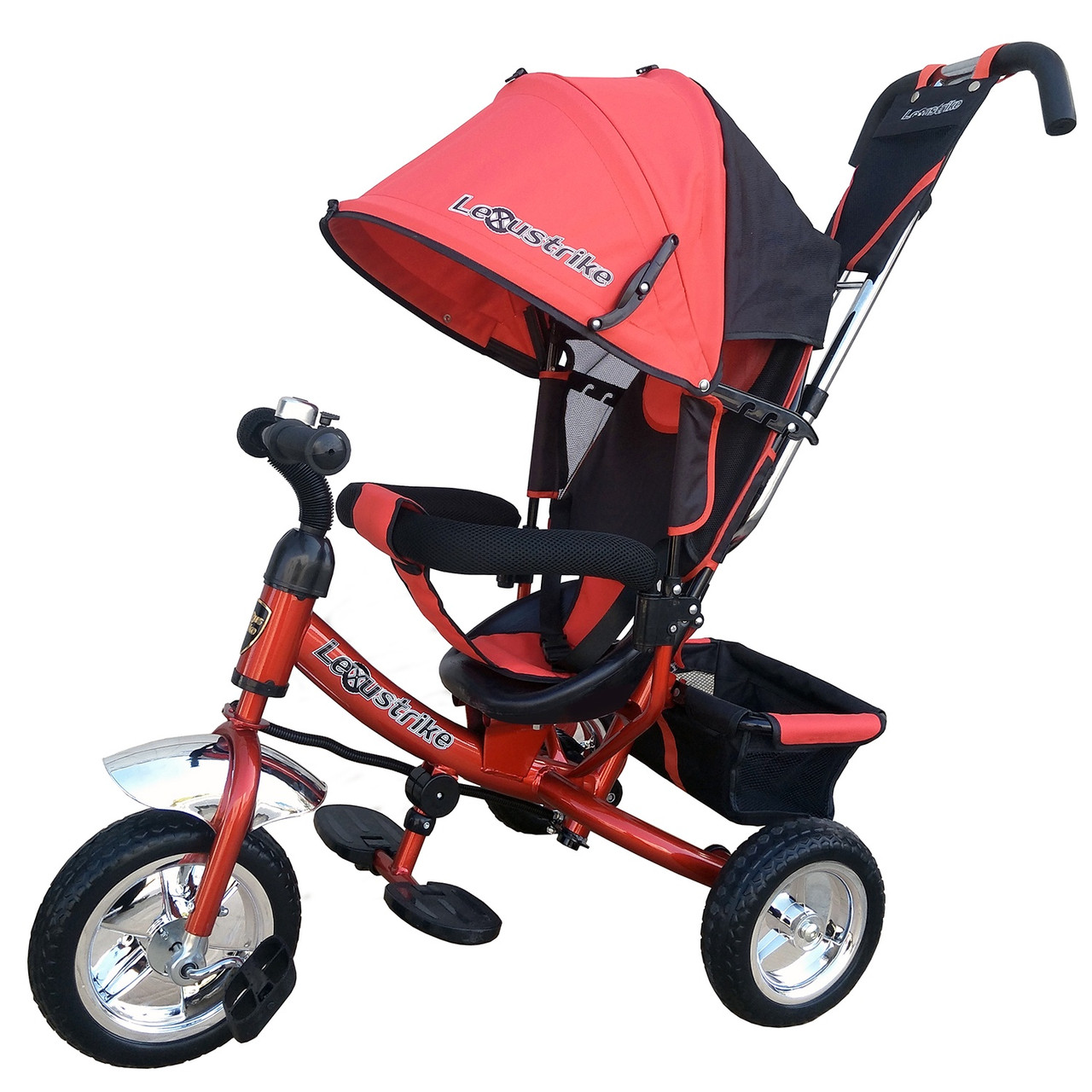 Велосипед детский трёхколесный TRIKE CITY 2016 (надувные колеса 12'' И 10'' ) красный 5182А