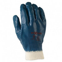 Перчатки Blue nitrile (манжет трикотажный) р. 9