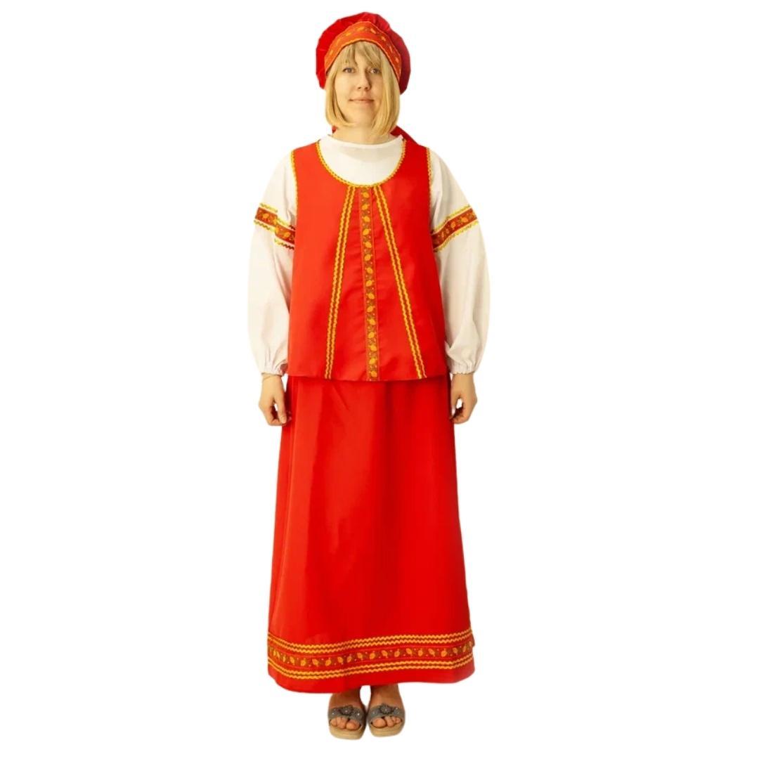 Карнавальный костюм женский Масленица МИНИВИНИ