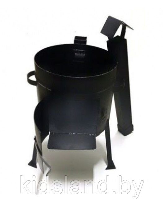 Печь для казана усиленная с дымоходом "Мастер" на 22 литра - фото 3 - id-p169413946
