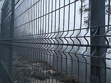 Еврозабор. Панель оцинк. с полимерным покрытием (RAL 6005/8017/7016) 1,53*2,5 м 4 мм, 3D забор, евроограждение, фото 2