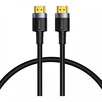 Кабель Baseus CADKLF-F01 Cafule Adapter Cable 4KHDMI (M) To 4KHDMI (M) HDMI 2.0 4K@60Hz 2m черный - фото 1 - id-p175282636