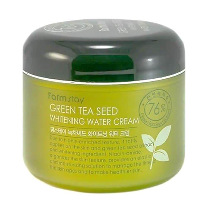 Увлажняющий осветляющий крем для лица FarmStay Green Tea Seed BRIHTENING Water Cream 100 мл