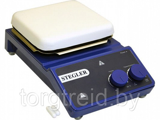 Мешалка магнитная Stegler HS-Pro (с подогревом, +380 °С, 20 литров)