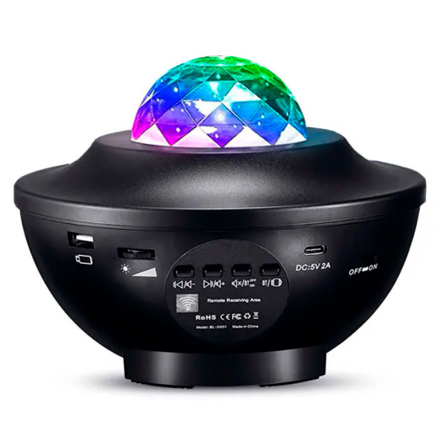 Bluetooth Ночник проектор музыкальный Starry Projector Light - фото 3 - id-p175338159