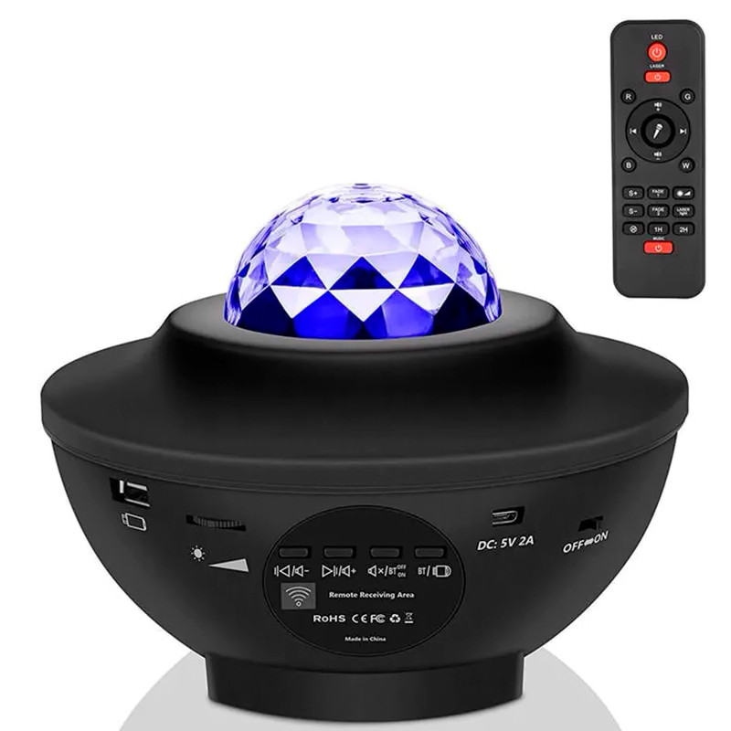 Bluetooth Ночник проектор музыкальный Starry Projector Light